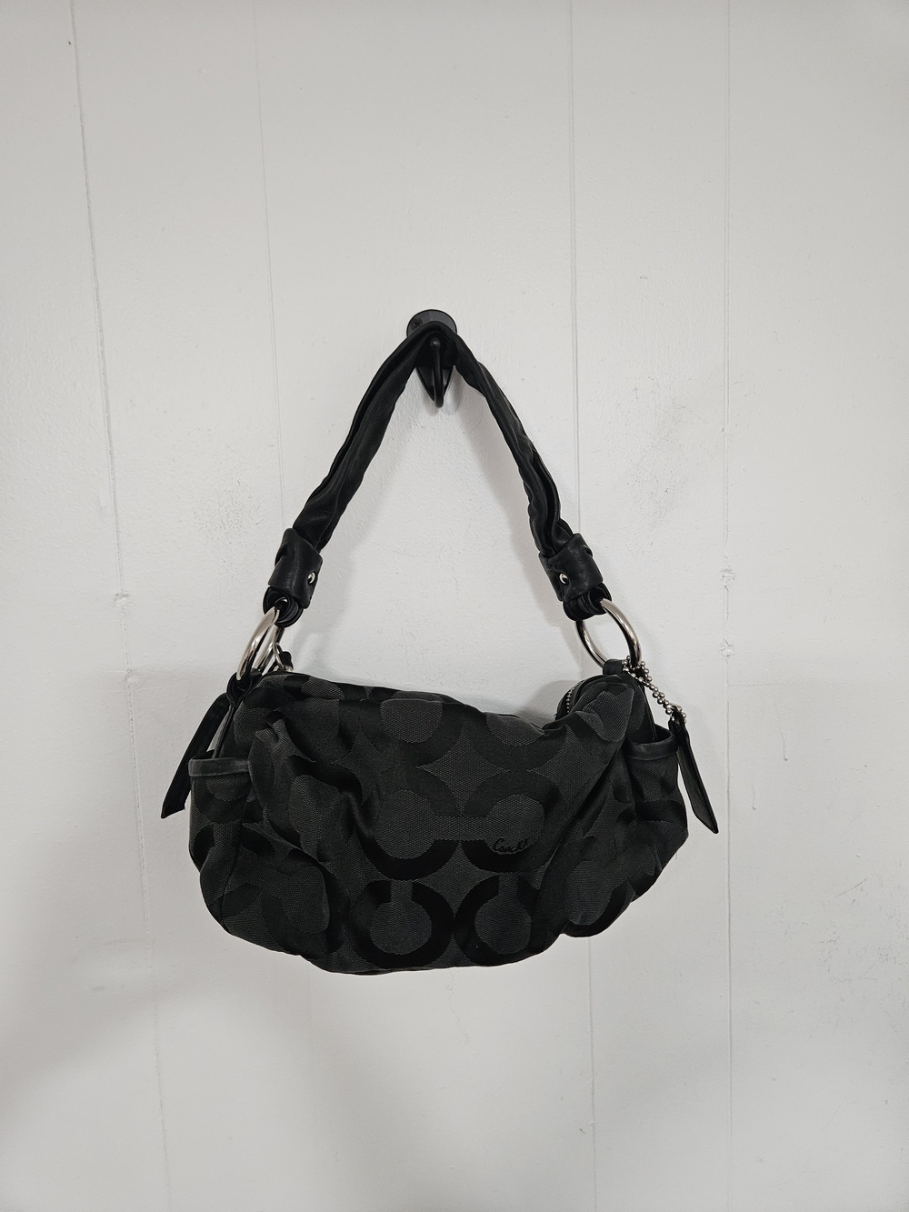 Vintage Coach Op Art Parker Hobo - Picture 3 of 7